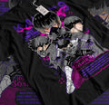 Soshiro Hoshina Kaiju No. 8 T-shirt, Best Anime Gift Graphic Tee Black Shirt