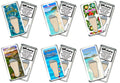 St. Maarten  FootWhere® Souvenir Magnet. 72 pieces/6 assorted styles.