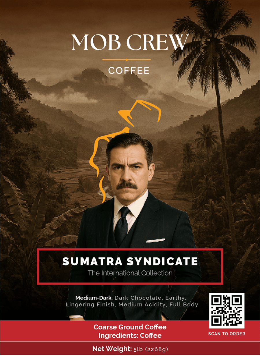 Sumatra Syndicate Coffee 5lb Medium Dark Roast Coffee Single Origin