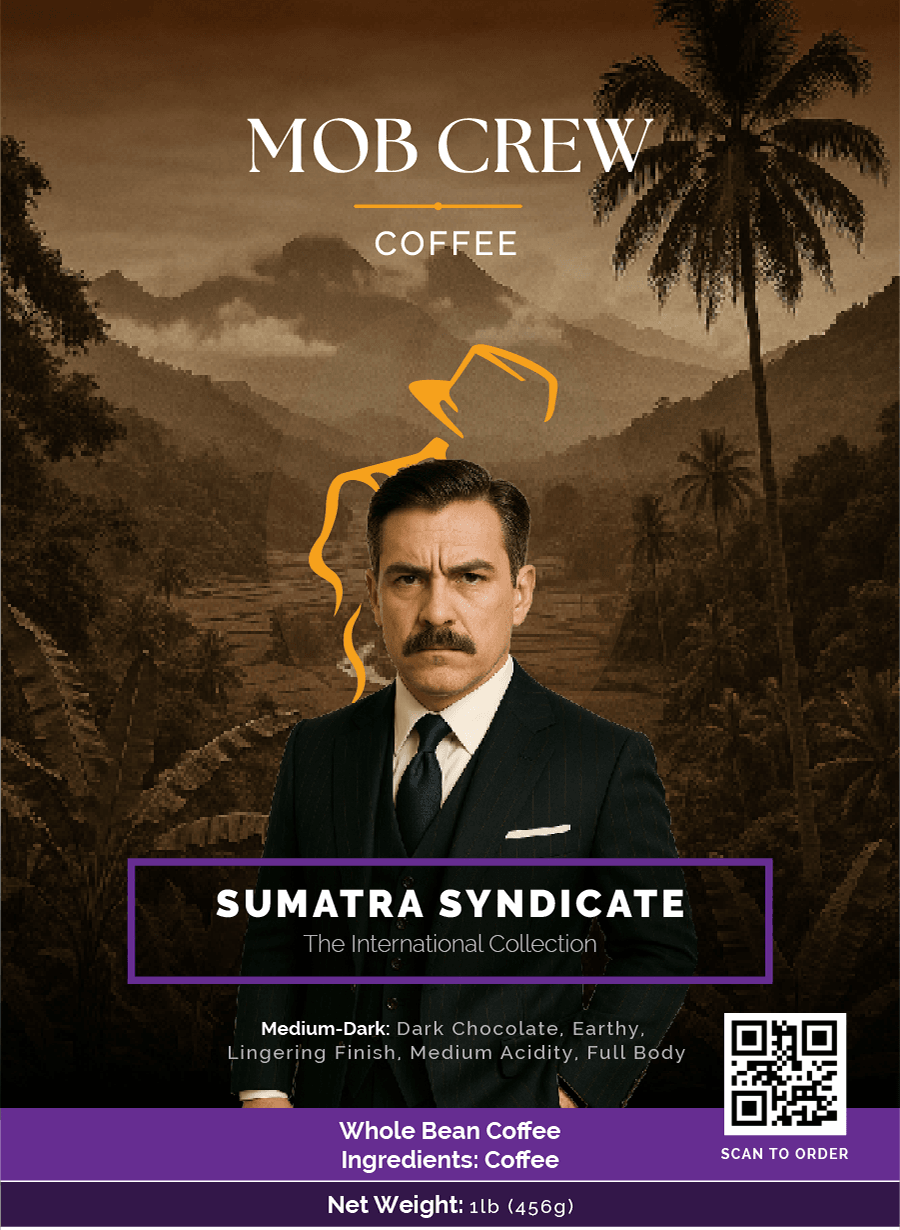 Sumatra Syndicate Medium Dark Roast Coffee - 1lb of Bold Island Flavor