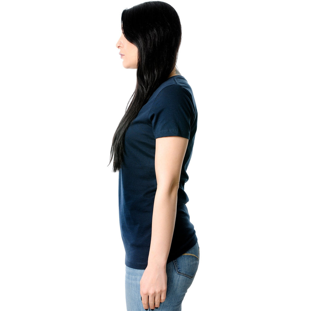 I Have Piercings You Can't See Black Tapered V-Neck Tee Shirt