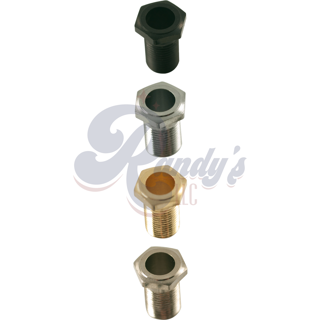 Kluson Replacement Threaded Hex Head Bushing For Contemporary Diecast Series Tuning Machines (Individual) - Fits GOTOH® & Grover® CLOSEOUT