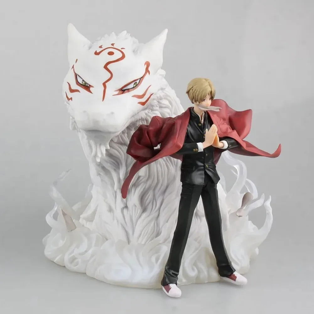 Takashi Natsume & Madara Youkai Form Anime Figures, Natsume's Book of Friends Figurines Yuujinchou PVC 19 CM