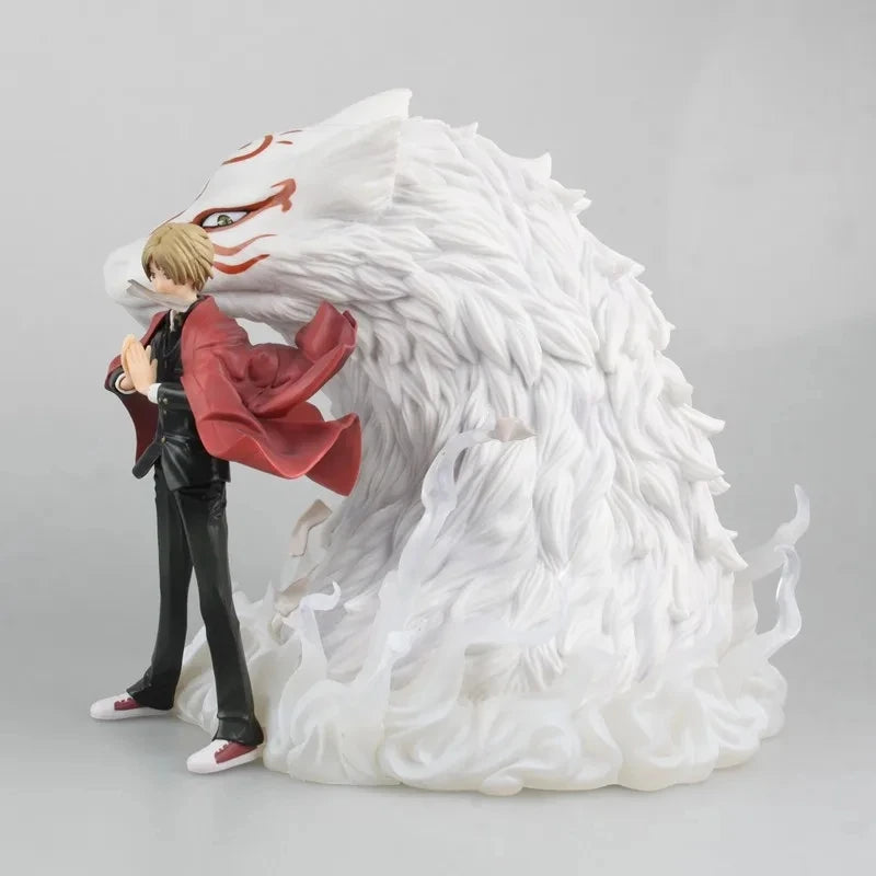 Takashi Natsume & Madara Youkai Form Anime Figures, Natsume's Book of Friends Figurines Yuujinchou PVC 19 CM