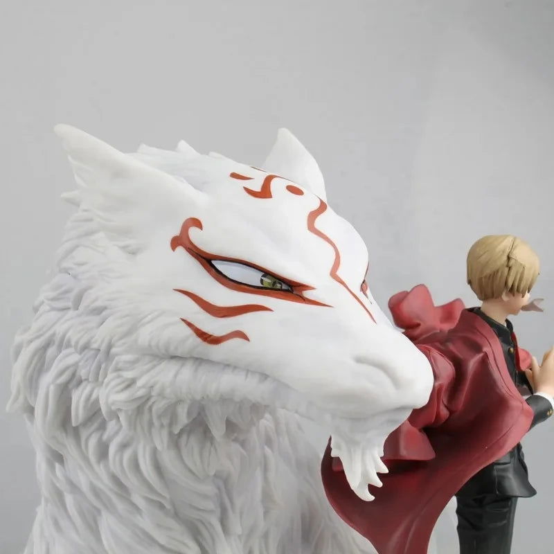 Takashi Natsume & Madara Youkai Form Anime Figures, Natsume's Book of Friends Figurines Yuujinchou PVC 19 CM