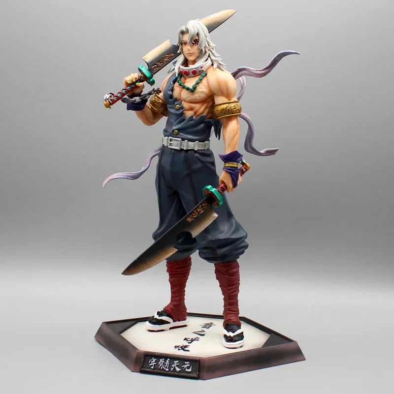 Tengen Uzui Demon Slayer Anime Figure, Sound Hashira Demon Slayer Kimetsu No Yaiba Figurines