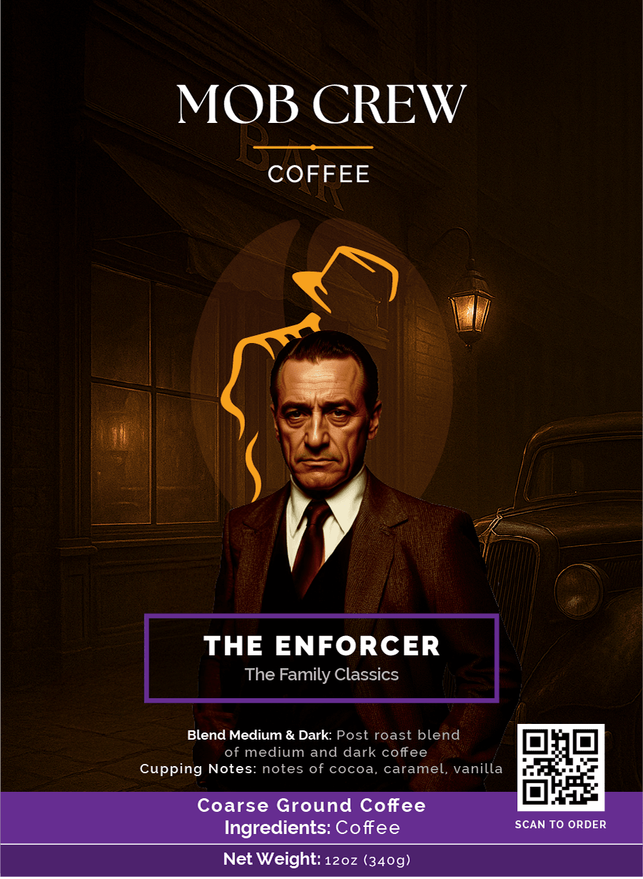 The Enforcer: Medium Dark Coffee Blend for Bold Flavor and a Smooth Finish