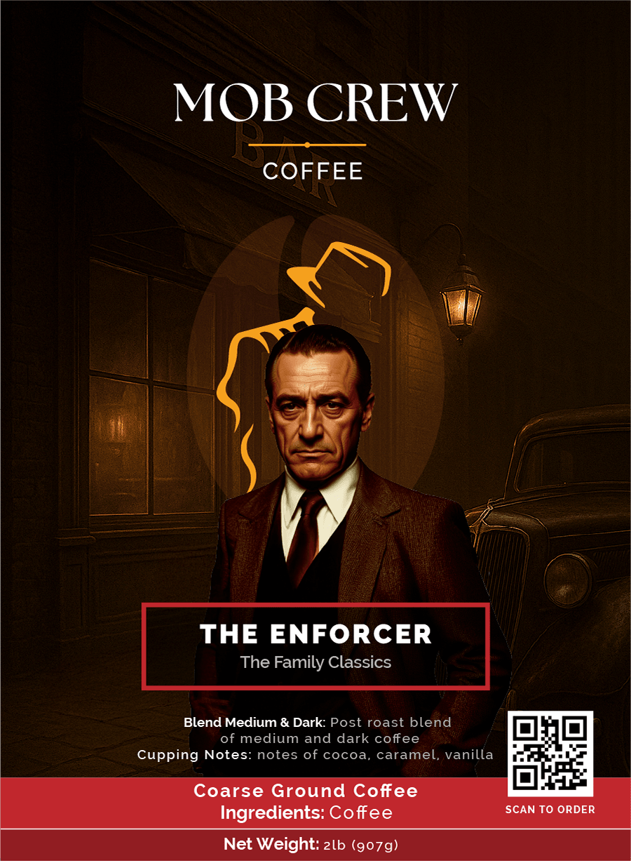The Enforcer: 2lb Medium Dark Coffee Bold Flavor with a Smooth Finish