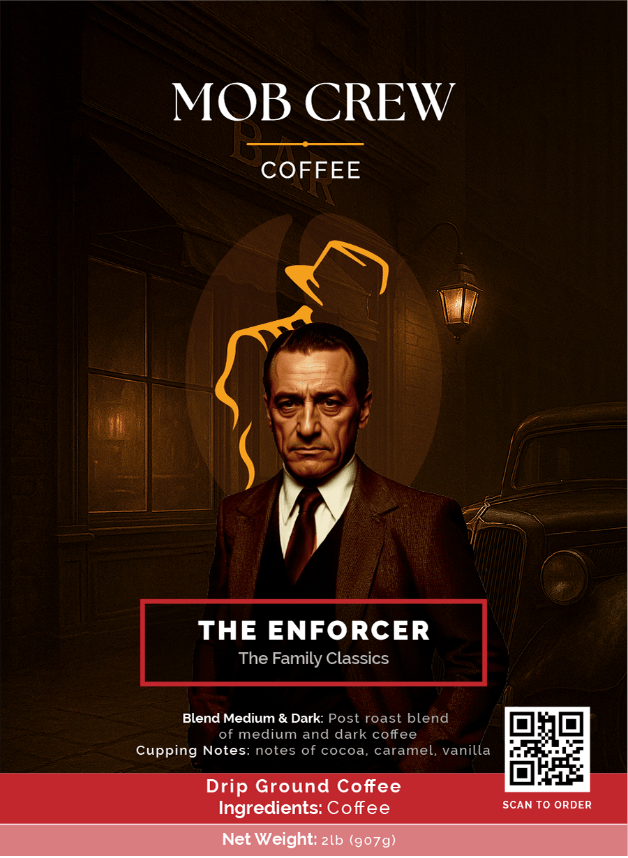 The Enforcer: 2lb Medium Dark Coffee Bold Flavor with a Smooth Finish