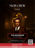 The Enforcer Coffee 5lb Post-Roast Medium Dark Coffee Blend