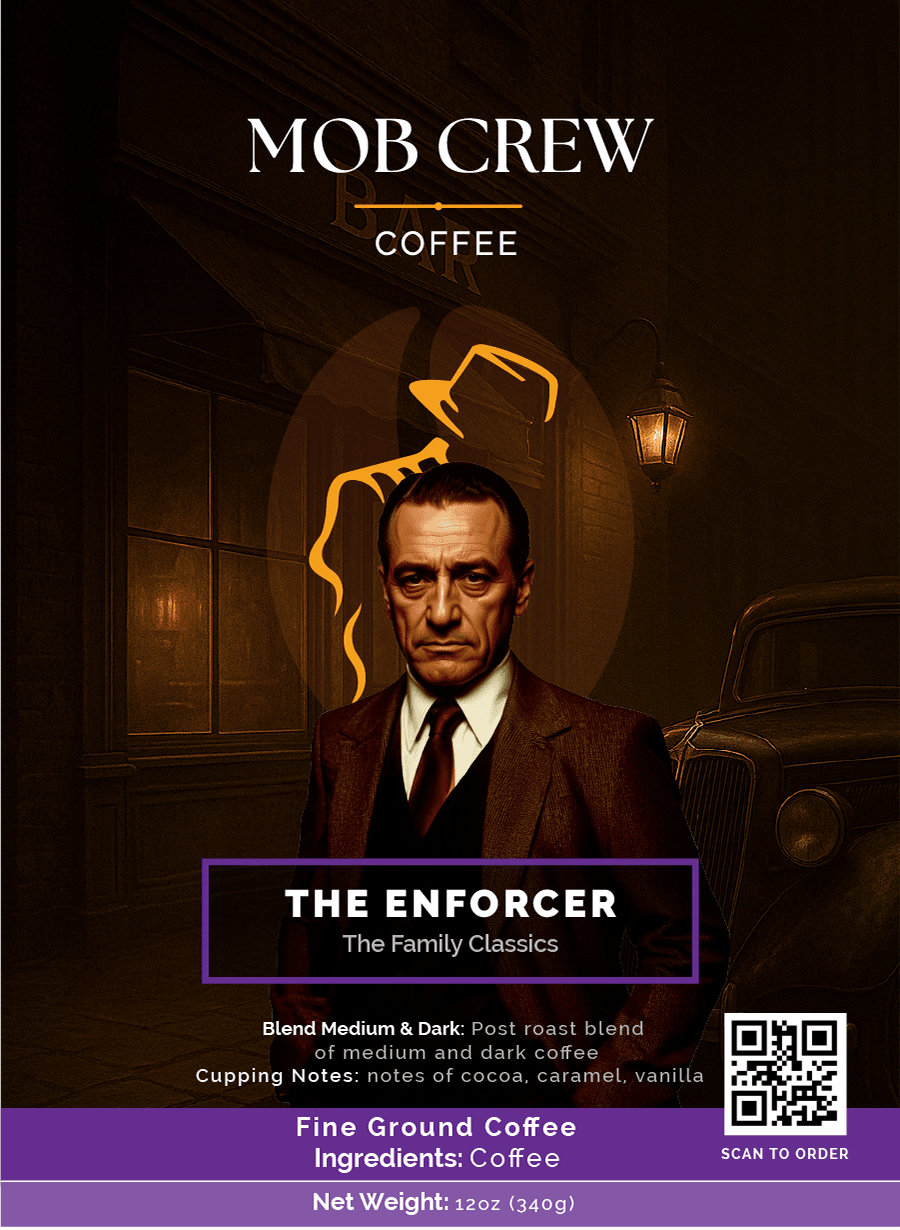 The Enforcer: Medium Dark Coffee Blend for Bold Flavor and a Smooth Finish