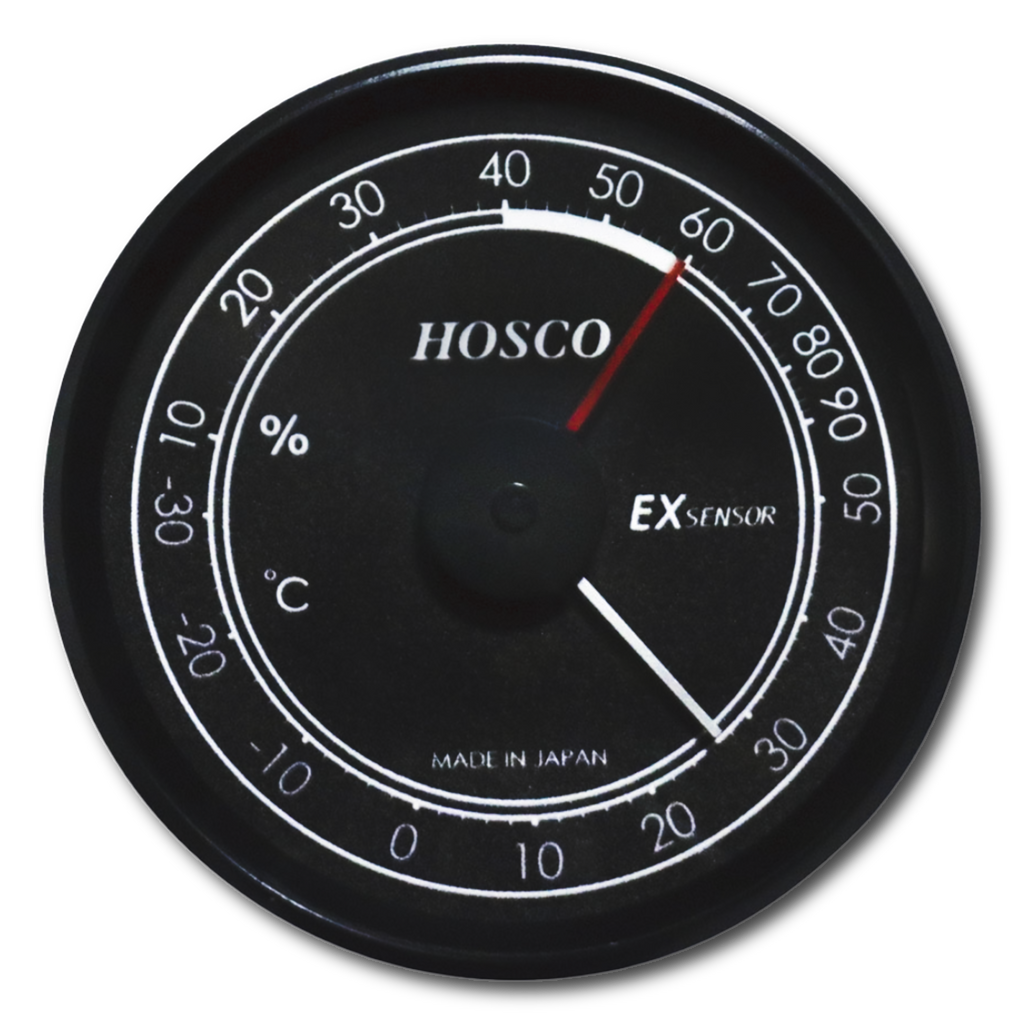 Analog Guitar Case Hygrometer & Thermometer