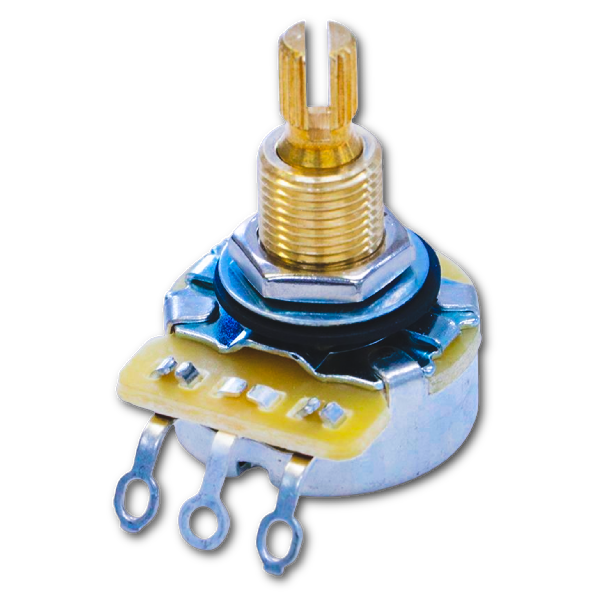 Vintage 550K Ω Potentiometer for Bass & Humbucker Pickups - Fits Gibson®