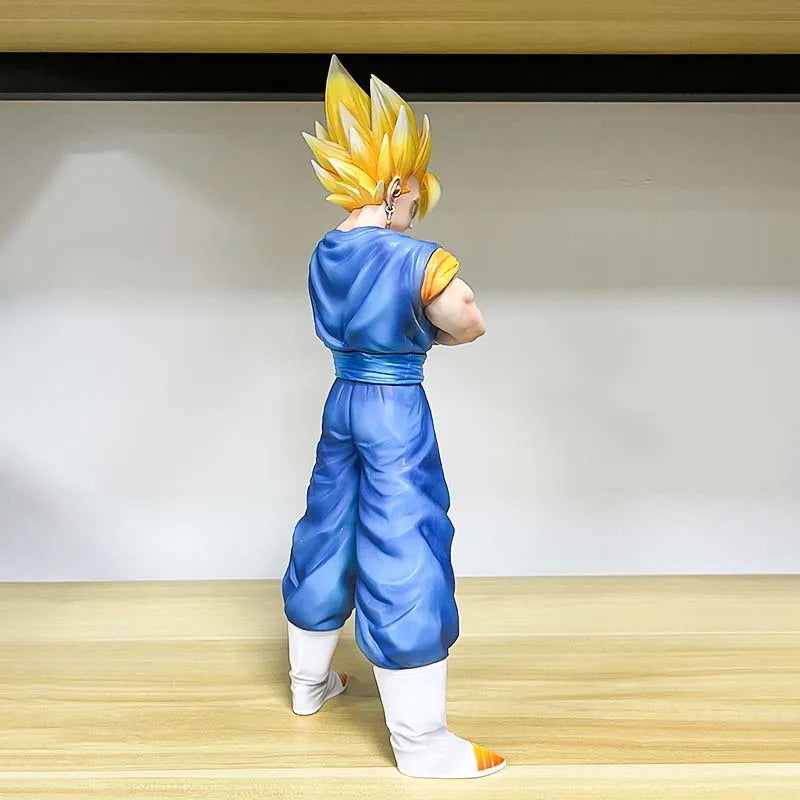 Vegito and Gogeta Anime Figurines, Swapable Super Saiyan and Blue Heads Dragon Ball Super GT 30 CM