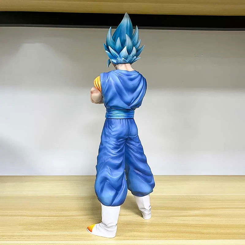 Vegito and Gogeta Anime Figurines, Swapable Super Saiyan and Blue Heads Dragon Ball Super GT 30 CM
