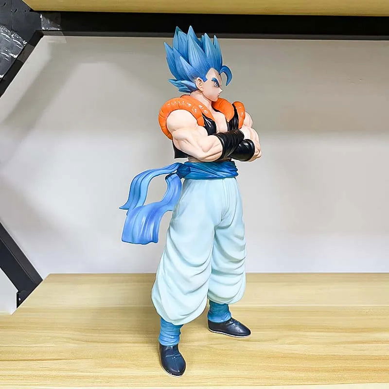 Vegito and Gogeta Anime Figurines, Swapable Super Saiyan and Blue Heads Dragon Ball Super GT 30 CM