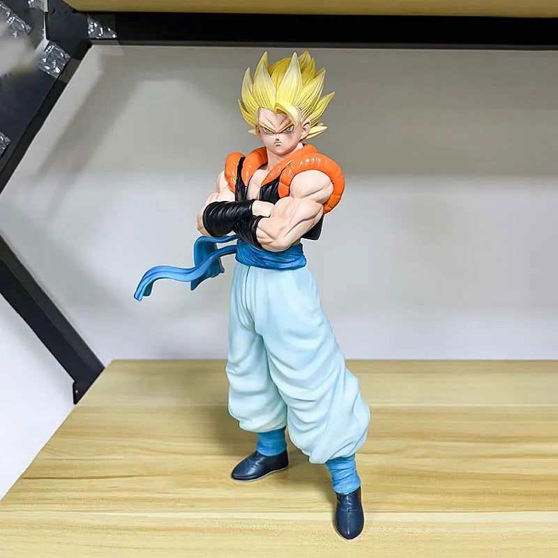 Vegito and Gogeta Anime Figurines, Swapable Super Saiyan and Blue Heads Dragon Ball Super GT 30 CM