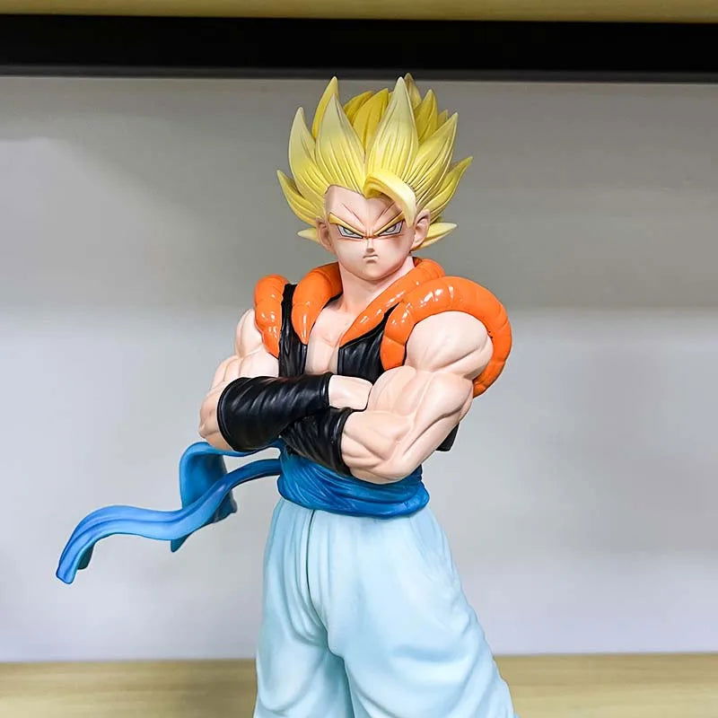 Vegito and Gogeta Anime Figurines, Swapable Super Saiyan and Blue Heads Dragon Ball Super GT 30 CM