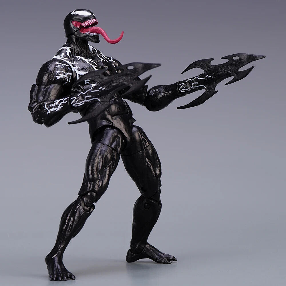 Venom Figure, Spiderman Marvel Moveable Joints Figurine, Kids Toys Gifts 7 in