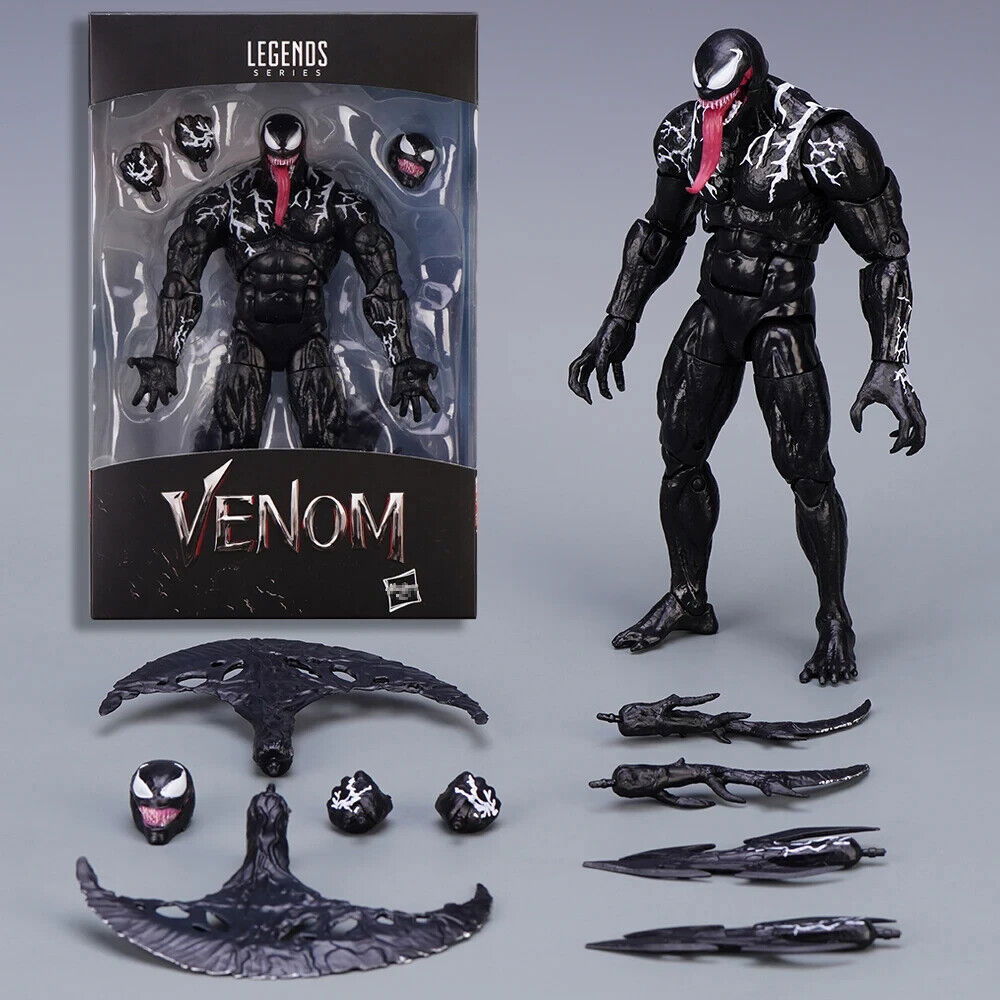 Venom Figure, Spiderman Marvel Moveable Joints Figurine, Kids Toys Gifts 7 in
