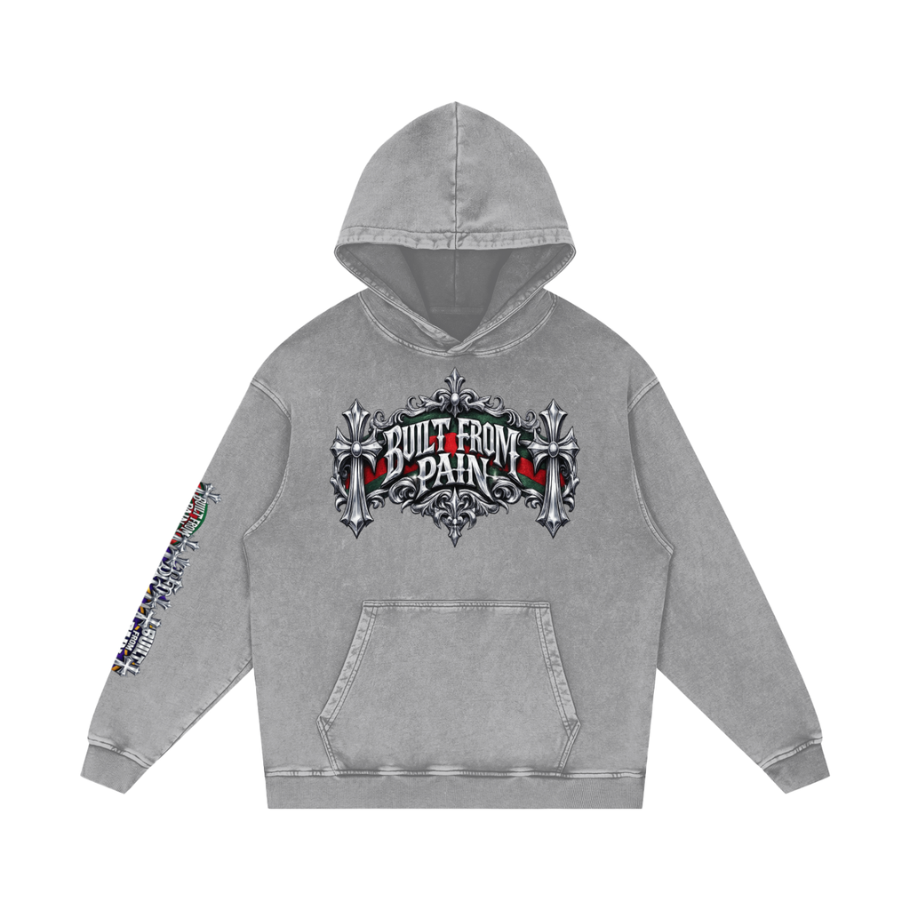 Chrome BFP Snow Washed Loose Cotton Hoodie