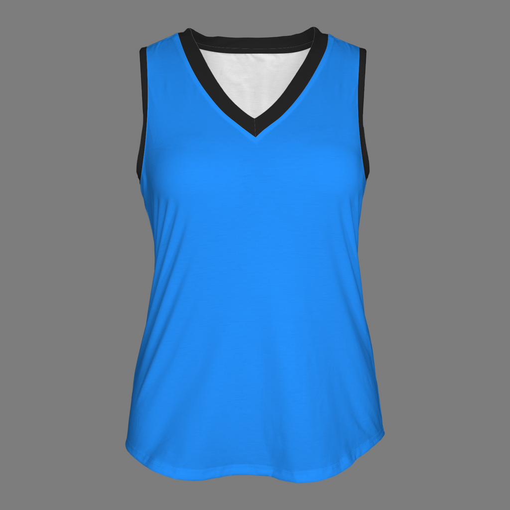 NEW!!! "THAT PART" branded (black rear) V-Neck Sleeveless Tank Top (Made to Order No Stock)