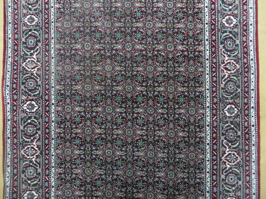 3' X 5' Vintage Fine Handmade Indian Amritsar Wool Silk Rug Nice