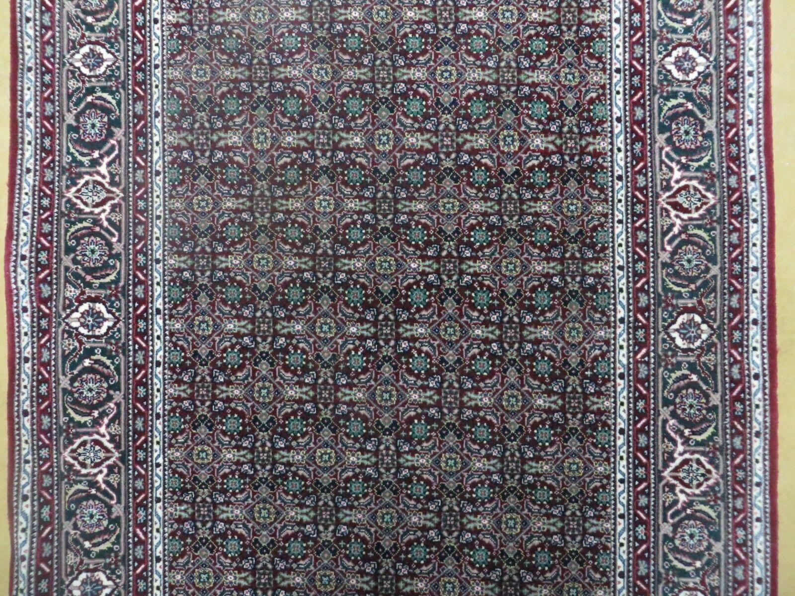 3' X 5' Vintage Fine Handmade Indian Amritsar Wool Silk Rug Nice