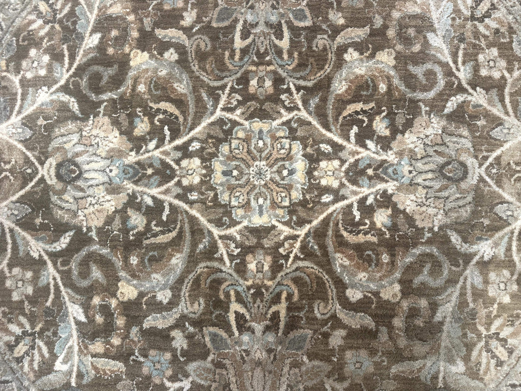 Round Karastan Rug 8x8 ft, Euphoria New Bridge Karastan Rug, Indo Mahal Design