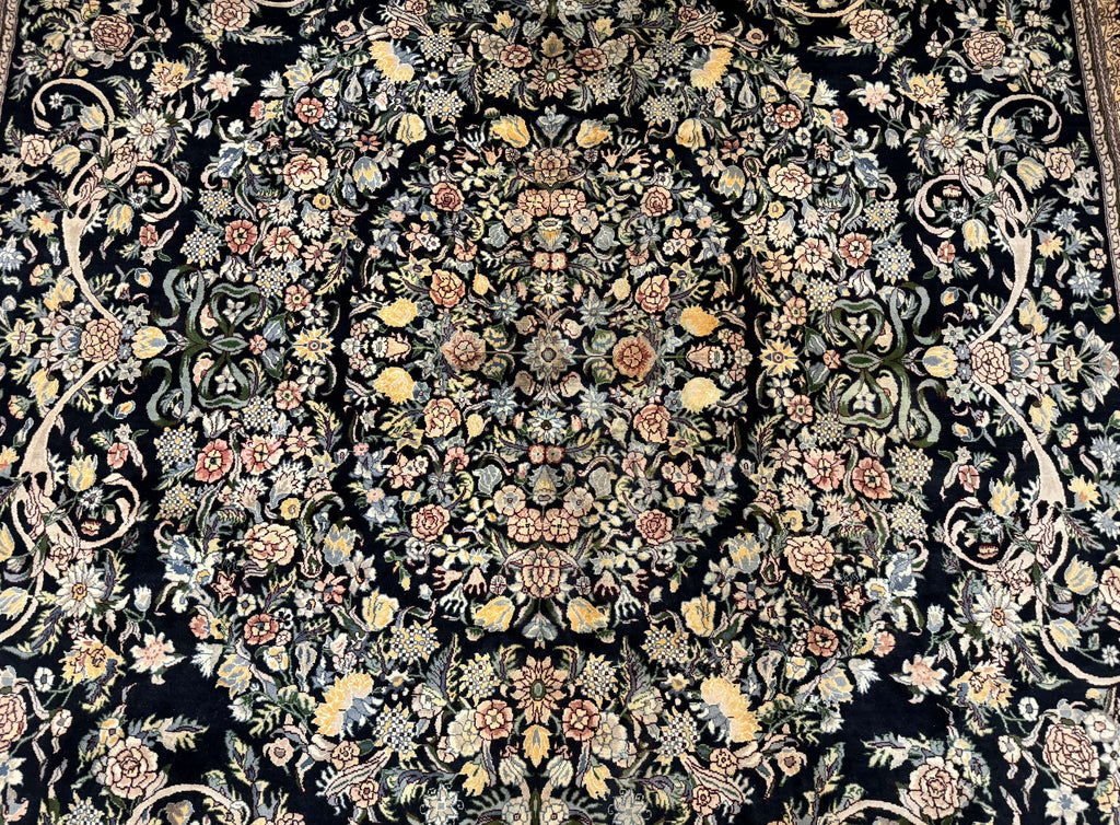 Pak Persian Rug 10x14, Elegant Floral Carpet, Fine 225 KPSI