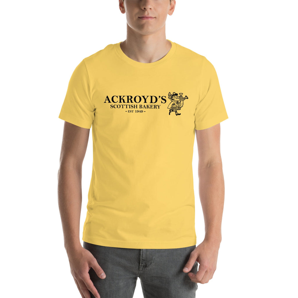 Ackroyd's Bakery Bagpiper Unisex T-Shirt