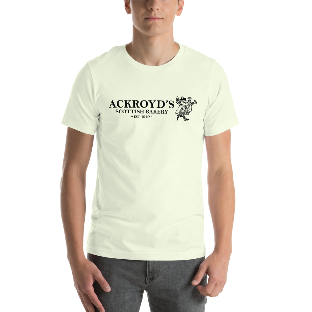 Ackroyd's Bakery Bagpiper Unisex T-Shirt