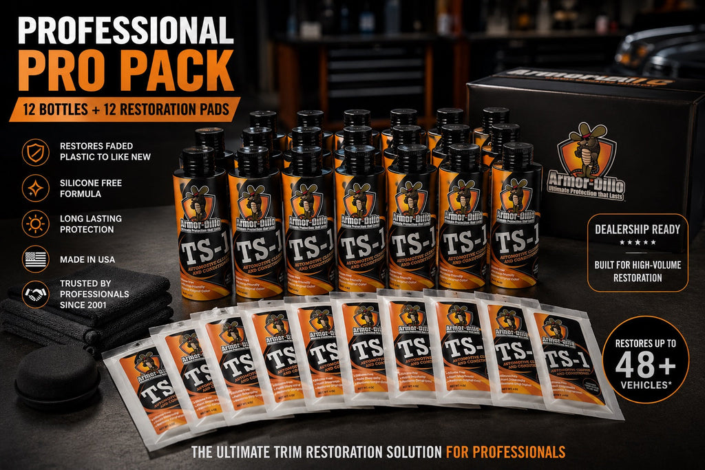 Armor-Dillo TS-1 Professional Pro Pack – 12 Bottles + 12 Restoration Pads