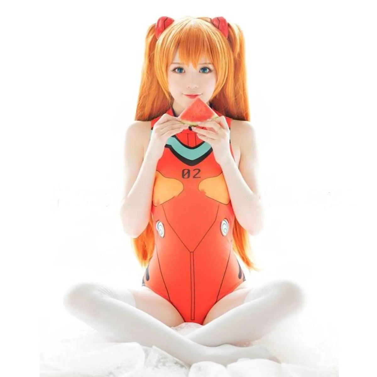 D.VA, Mercy, Asuka Cosplay Swimsuit