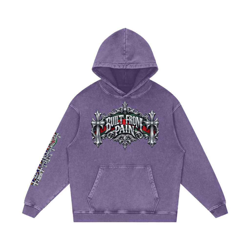 Chrome BFP Snow Washed Loose Cotton Hoodie