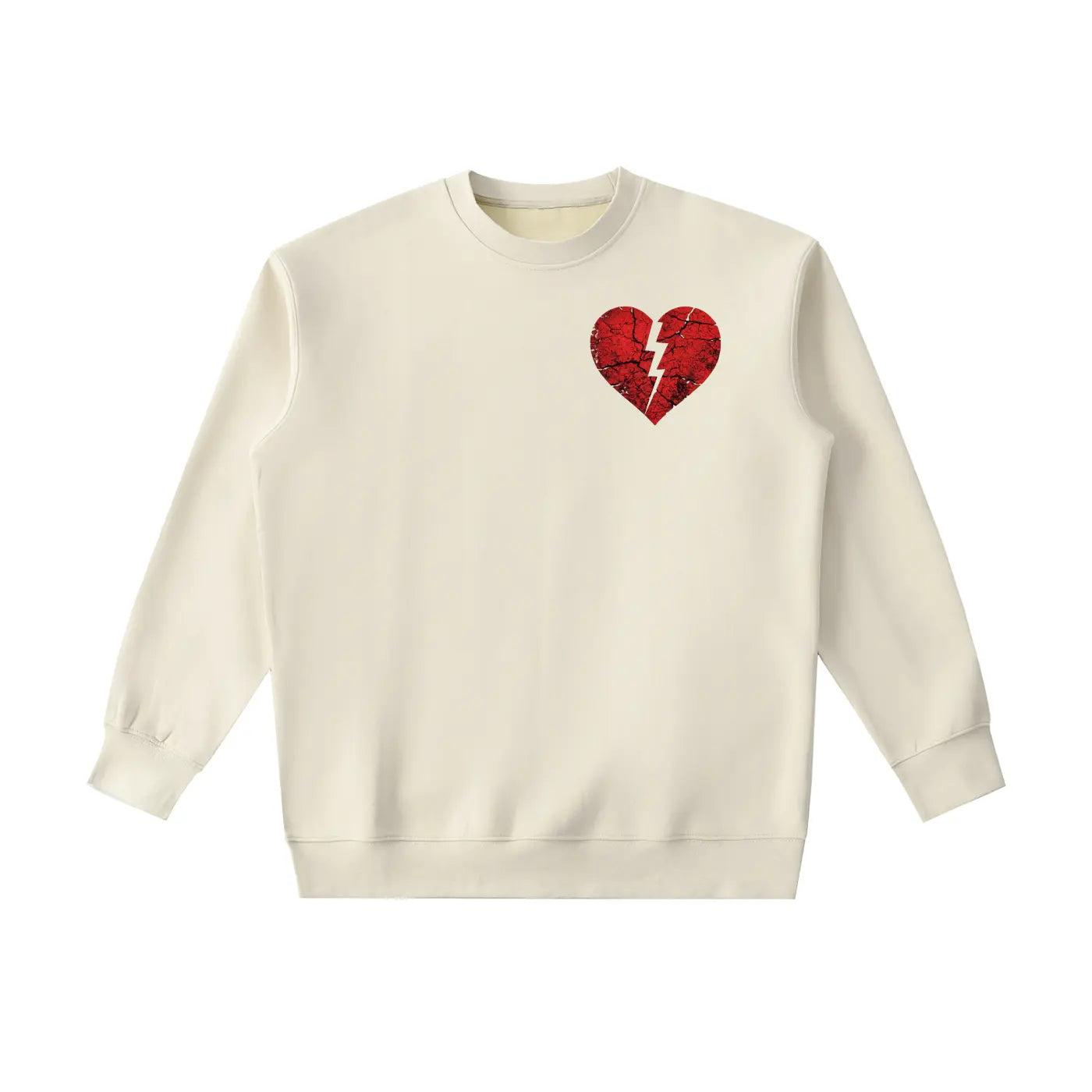 Essential Heavyweight Broken Heart Crewneck Sweatshirt