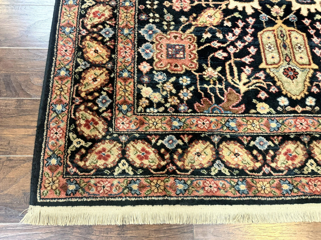 Karastan Rug 5.9 x 8.6, Chahar Mahal #604, Wool Vintage Discontinued Karastan Carpet
