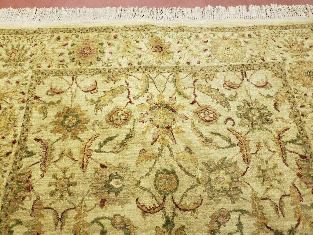 Belgium Power Loomed Rug 5x7, Vintage Oriental Wool Carpet, Beige