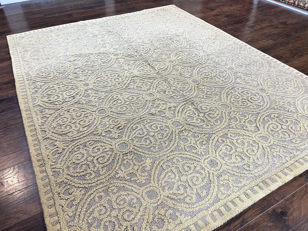 Safavieh Rug 8x10, Cambridge Rug, Wool Hand Tufted Carpet, Modern Room Sized Wool Pile Area Rug
