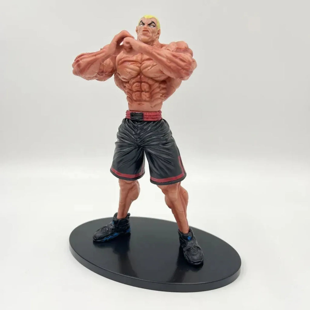 Baki Hanma 22cm Anime Figure with Pickle, Biscuit Oriba, and Kaoru Hanayama