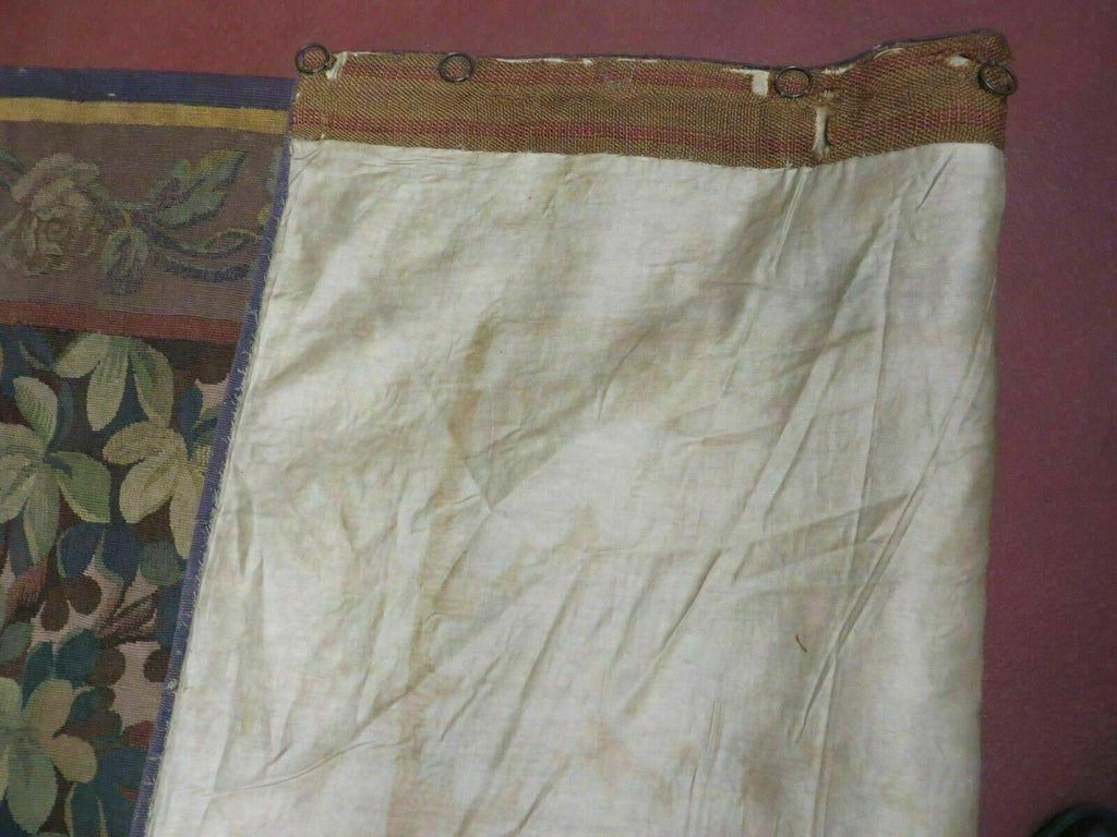 Antique French Tapestry 5x6 French Handmade Aubusson Nature One Of A Kind Rare