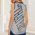 NEW!!! "THAT PART" branded  (black rear) V-Neck Sleeveless Tank Top (Made to Order No Stock)