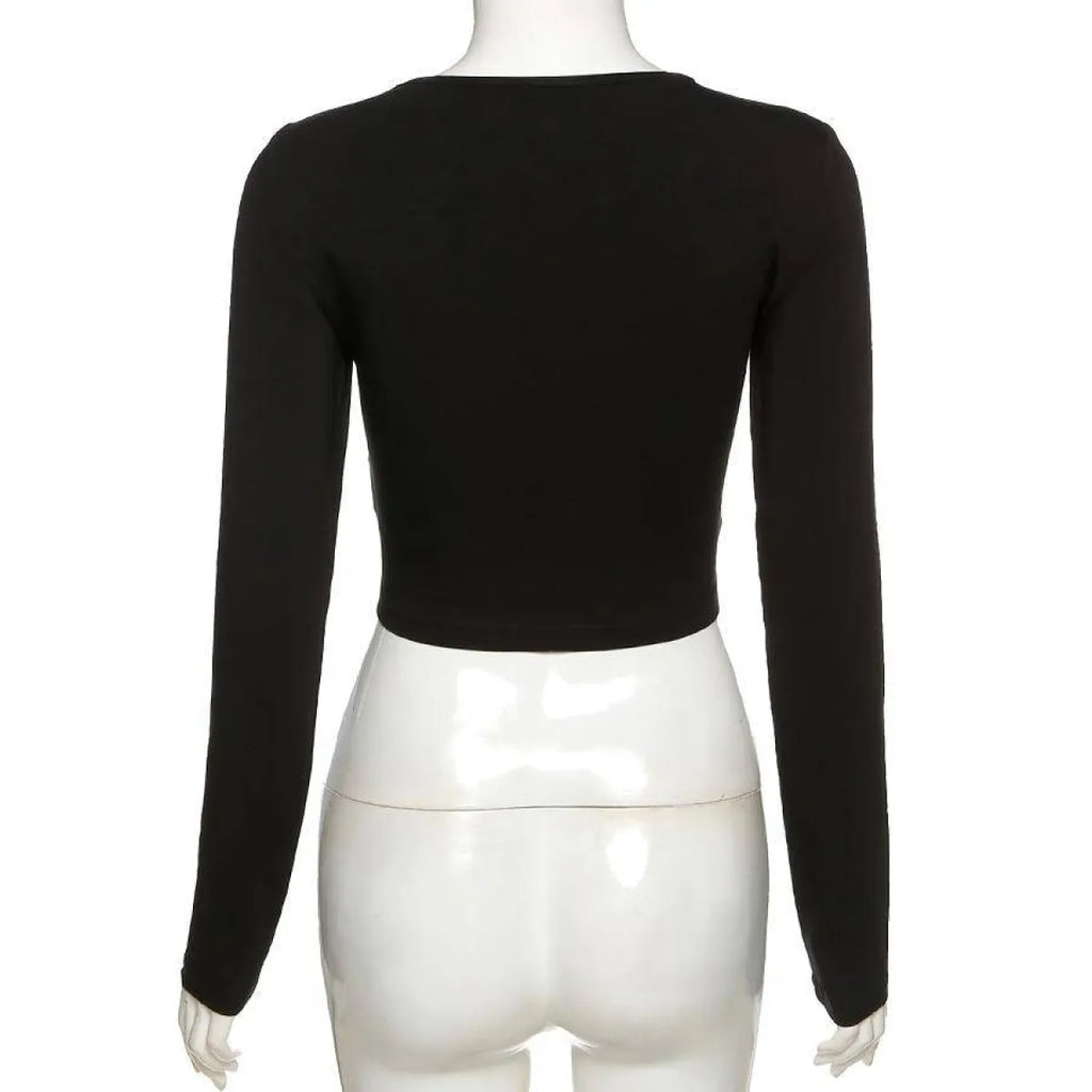 Black Dragon Crop Top