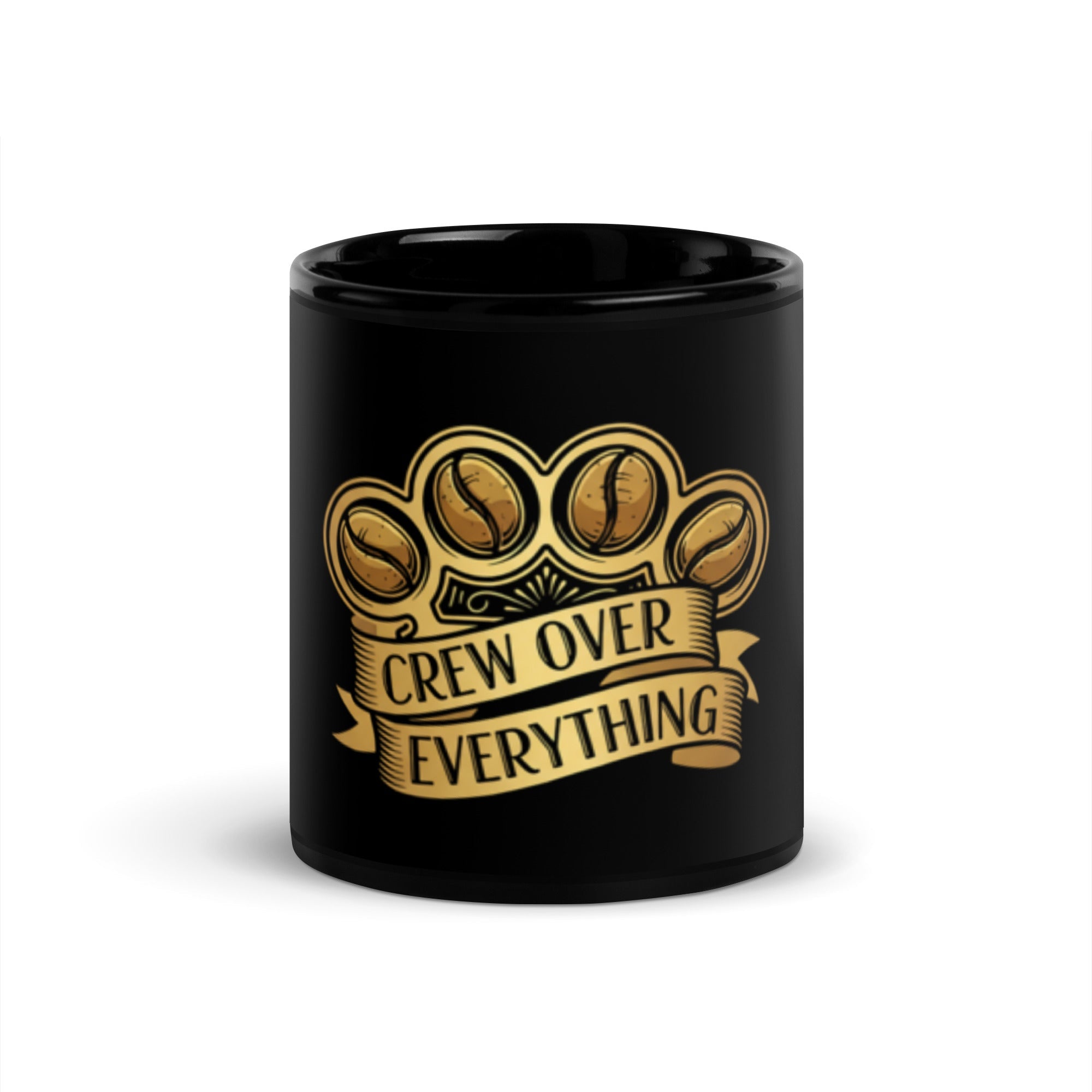 Mob Crew – Crew Over Everything Mug Black Glossy Mug