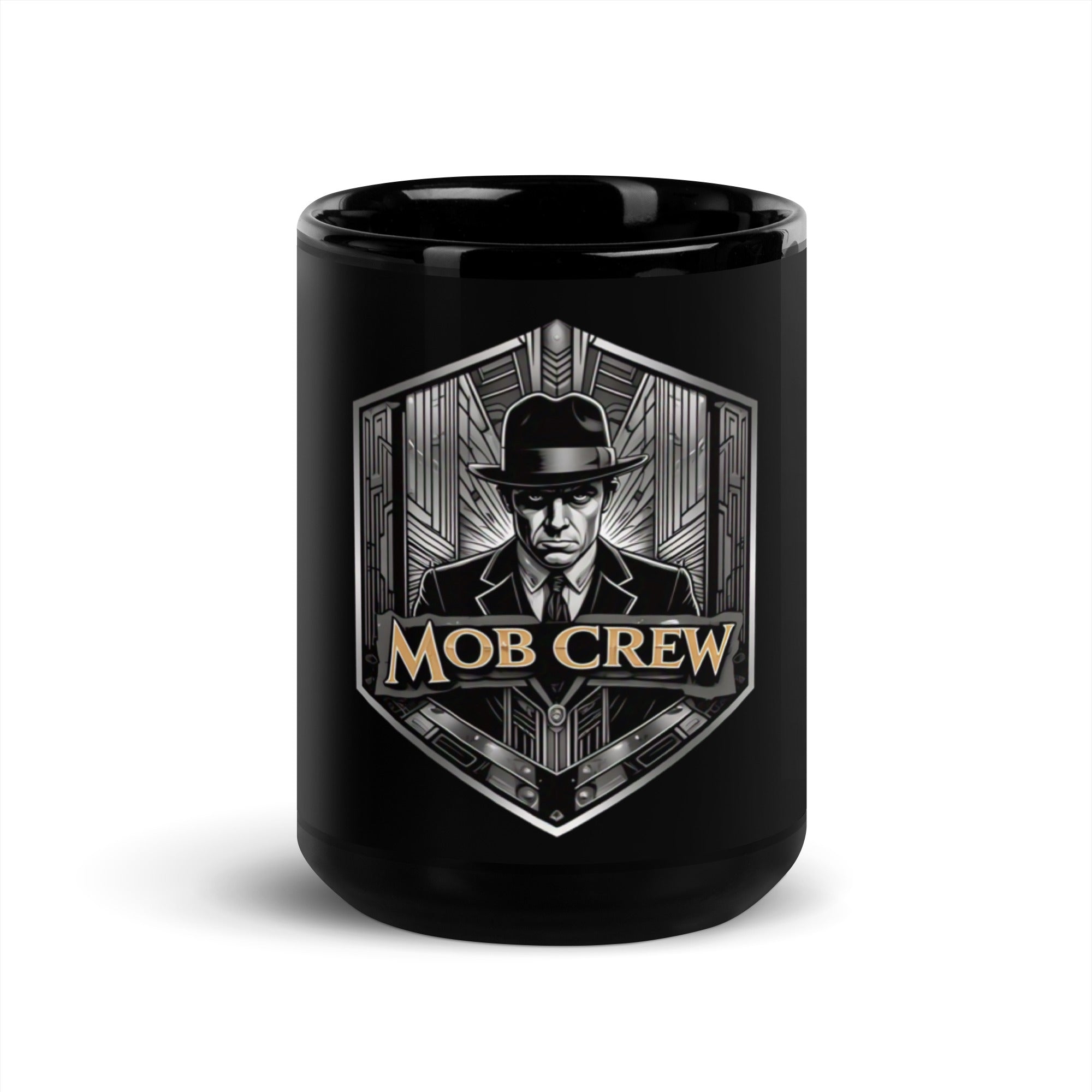 Mob Crew Black Glossy Mug
