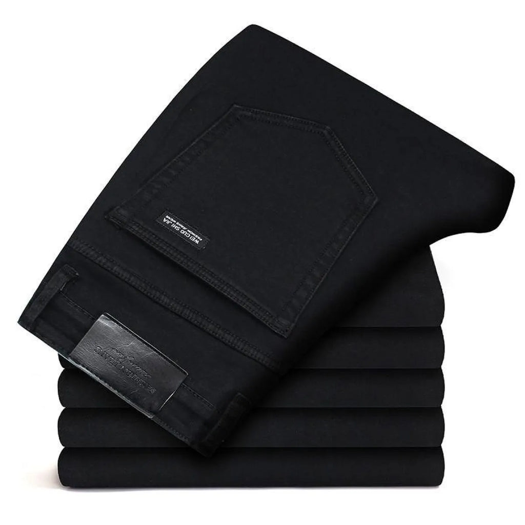 Men's Black Straight Pants