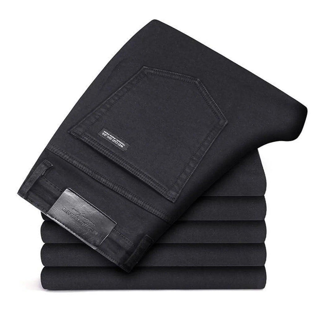 Men's Black Straight Pants