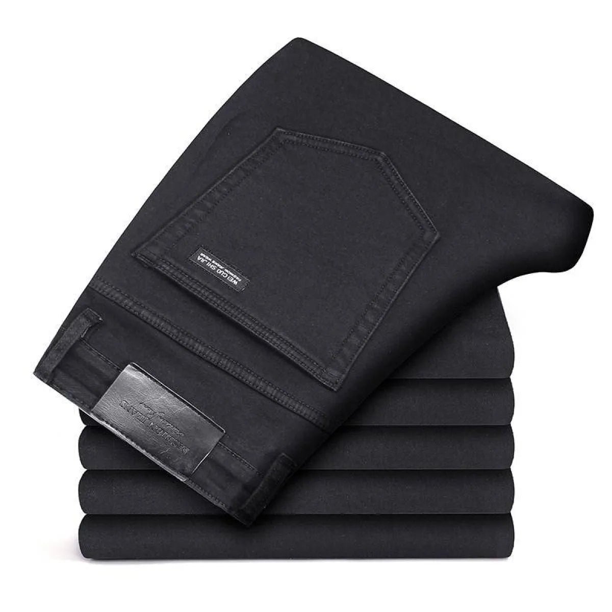 Men's Black Straight Pants