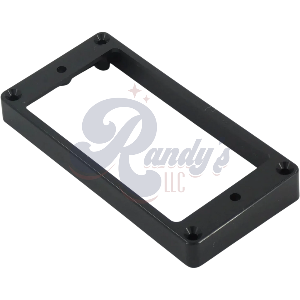 Humbucker Pickup Flat Mounting Ring (Black) for Gibson® Guitars