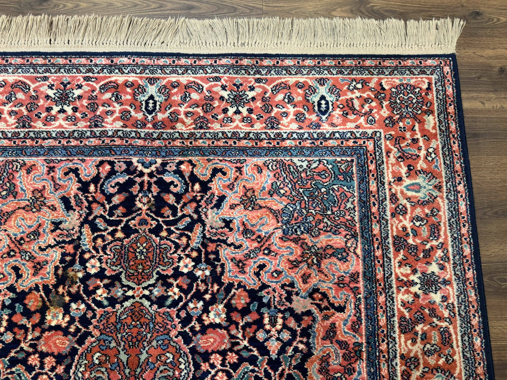 Karastan Rug 5.9 x 9, Kashan Medallion #741, Original Collection 700 Series, Discontinued, Wool Pile